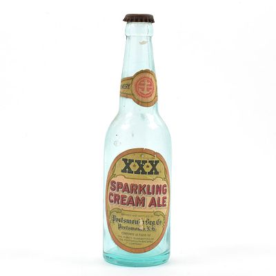 XXX Sparkling SPARKLING CREAM ALE PORTSMOUTH NH Pre-Pro Bottle. Brewer/Business Name: Portsmouth 