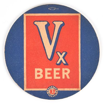 Vx Beer 1940s Coaster GREATER NEW YORK BREWERY RARE. Brewer/Business Name: Greater New York 