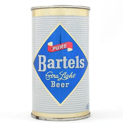Bartels Extra Light Beer Flat Top 35-1 SHARP. Brewer/Business Name: Bartels Brewing Co. 