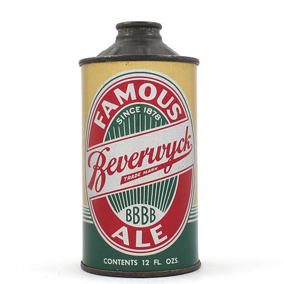 Beverwyck Famous Ale Cone Top 151-31 OUTSTANDING. Brewer/Business Name: Beverwyck Breweries Inc. 