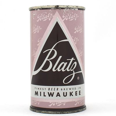 Blatz Set Flat Top PINK SCARCE 39-13. Brewer/Business Name: Blatz Brewing Co., Milwaukee, 