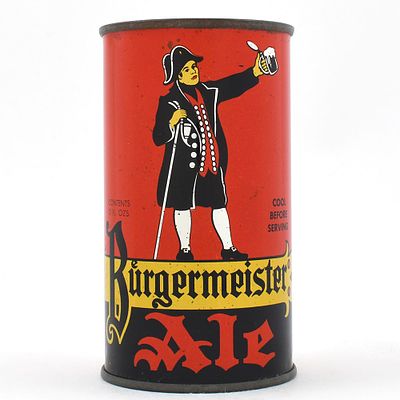Burgermeister Ale Instructional Flat Top CLEAN R7 46-26 OI 173. Brewer/Business Name: San 