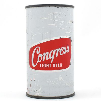 Congress Light Beer Set Flat Top GEESE 50-31 SHARP. Brewer/Business Name: Haberle Congress 