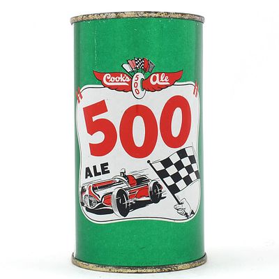 Cooks 500 Ale Flat Top 51-9 GORGEOUS. Brewer/Business Name: F. W. Cook Co., Evansville, 