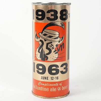 Ballantine 25th Anniversary Bank Top Can 218-18. Brewer: P. Ballantine &amp; Sons. Newark, New 