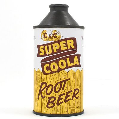 C and C Super Coola Root Beer Cone Top. Brewer/Business Name: Cantrell &amp; Cochrane Corp. 