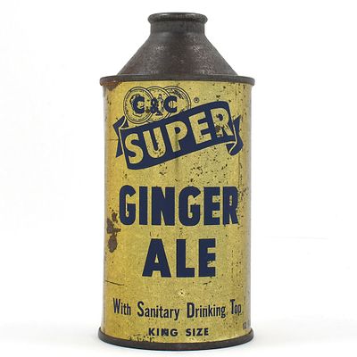 C and C Super Ginger Ale Cone Top. Brewer/Business Name: Cantrell &amp; Cochrane Corp., Multiple 