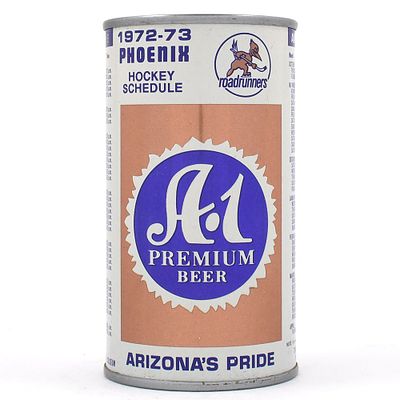 A-1 Beer 1972-73 Phoenix Suns Basketball Schedule Bank Top. Brewer/Business Name: National 