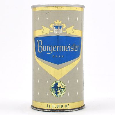 Burgermeister Beer 11 Ounce Fan Tab SCHLITZ SAN FRAN 1964 51-22. Brewer/Business Name: Jos. 