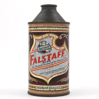 Falstaff Beer Cone Top ST LOUIS IRTP 161-28. Brewer/Business Name: Falstaff Brewing Corp., St. 