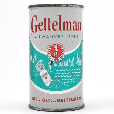 Gettelman Beer Flat Top METALLIC FINISH COMPANY 69-23. Brewer/Business Name: A. Gettelman 
