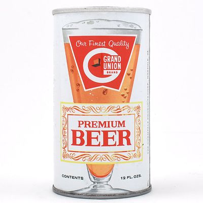 Grand Union Beer Pull Tab CHAMPALE NORFOLK 71-10. Brewer/Business Name: Champale Products Corp. 