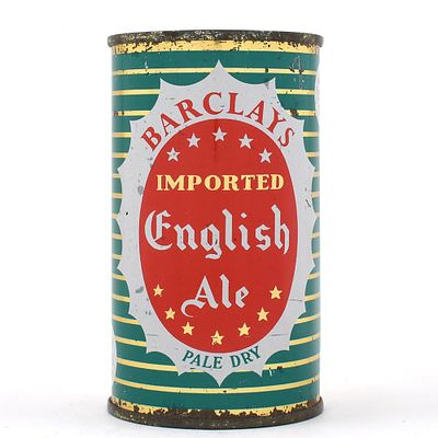 Barclays Imported English Ale Flat Top. Brewer/Business Name: Barcaly Perkins &amp; Co., London 