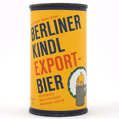 Berliner Kindl Export Beer German Flat Top. Brewer/Business Name: Berliner Kindl Brauerei AG 