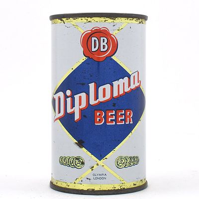 Diploma Beer New Zealand Flat Top. Brewer/Business Name: Dominion Breweries Ltd., Auckland, New 
