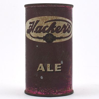 Hackers Amberlite Ale Flat Top 78-34 SCARCE. Brewer/Business Name: Hacker Brewing Co., Lawrence, 