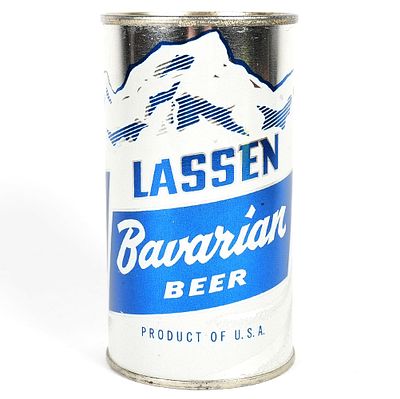 Lassen Bavarian Beer Flat Top GRACE BROS SANTA ROSA 91-2. Grace Bros. Brewing Co., Santa Rosa 