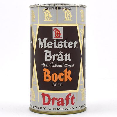 Meister Brau Bock Draft Flat Top 99-8 MINTY. Brewer/Business Name: Peter Hand Brewery Co. 