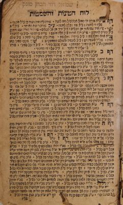 Rare! Likkutei Torah, Neviim, Ketuvim (Maharhav), first edition, Zolkva 1775, with interesting 