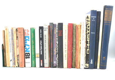 אוסף 25 ספרים על גטו ווארשא. בהם חלק מהספרות הראשונית על הגטו כולל פרוטפוליו של ציורים, אלבומי 