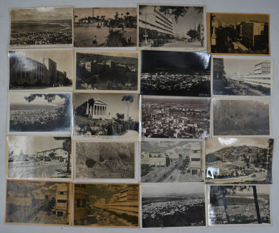 50 גלויות ישנות של העיר חיפה חלקם נדירות ולא מצויות.