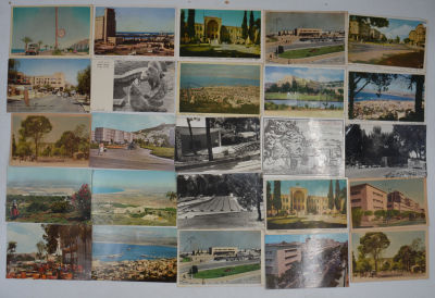 100 גלויות חיפה משנים 50/60 עד ימינו.