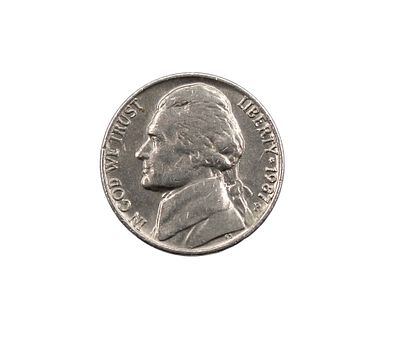 5-Cent Coin Given Directly by the Rebbe. 5-cent coin given directly by the Rebbe. Issued in 