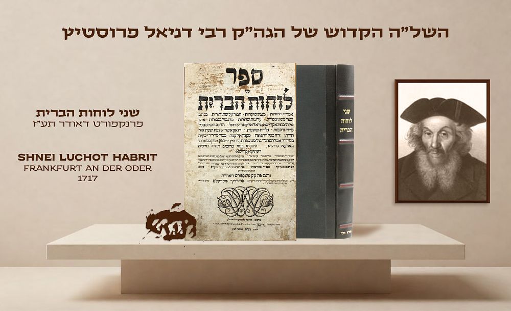 The Shelah HaKaddosh of the Gaon Rabbi Daniel Prusstitz Rosh Av Beit Din of Pressburg in the 
