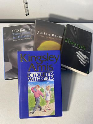 A selection of hardback books all signed by the various authors