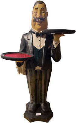 The Bombay Company James the Butler Novelty Serving Figure, No Shipping. Height - 89cm