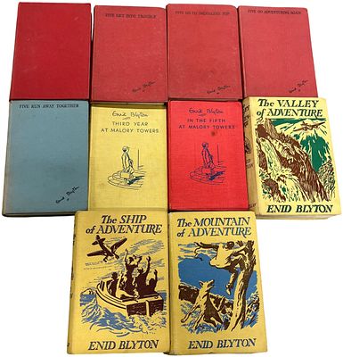 Blyton, Enid. A Collection of Children's Novels. Macmillan and others, c. 1943-1950. (DJ)
