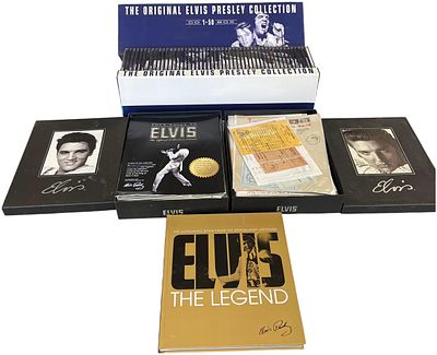 A Collection of Elvis Presley Commemorative Media and Memorabilia Sets including The Original 