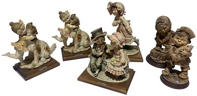A Collection of Giuseppe Armani for Florence Sculture d'Arte Italian Porcelain Figurines 