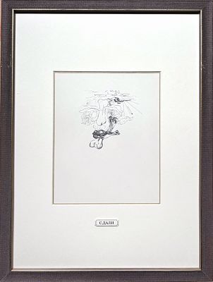 Сальвадор Дали (1904-1989) - Плотское преобразованием. Иллюстрация к изданию 
1934 года поэмы 