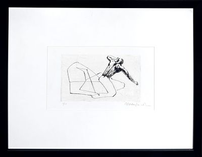 Неизвестный Эрнст Иосифович (1925-2016) - Из цикла «Кентавр». Тираж 3/10. Бумага, офорт. 11,5 х 