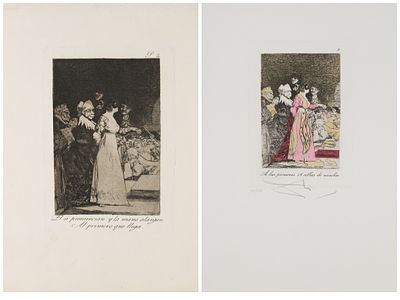 Франциско Гойя (1746-1828) / Сальвадор Дали (1904-1989) - 1. Они говорят „Да“ и протягивают руку 