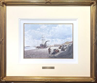 Сейтгоф Петр Сикстович (1852 - после 1916) - Пристань на Николаевской набережной у Горного 