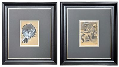 Грабарь (Храбров) Игорь Эммануилович (1871-1960) - Иллюстрации к повести Н.В. Гоголя "Ночь перед 