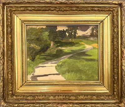 Семирадский Генрих Ипполитович (1843-1902) - Дорожка в парке. Этюд. Посл. четверть XIX - начало 