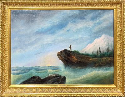Круговихин Константин Васильевич (1815-после 1855?) - Береговой дозор. 1853 г. Холст, масло. 64 х 