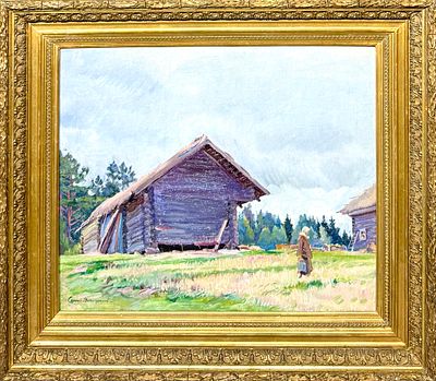 Виноградов Сергей Арсеньевич (1869-1938) - Летний день. Вторая половина 1930-х гг. Холст, масло. 
