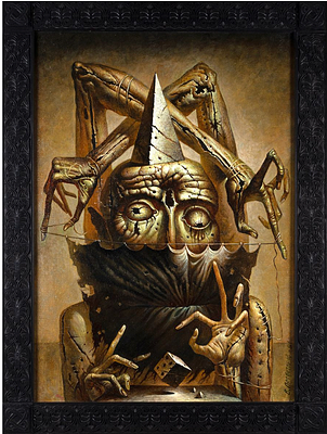 Провоторов Владислав Алексеевич (1947 г.р.) - Игрок. 1981 г. Холст, масло. 92 &times; 65 см. ПОДПИСЬ: 