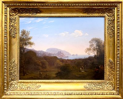 [Из собрания Александра l] Кюгельхен Карл-Фердинанд (1772-1831) - Крым. Вид Гурзуфа. Первая 