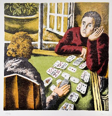 Нестерова Наталья Игоревна (1944-2022) - Игра в Кропет. 2021 г. Тираж 20/40. Бумага, литография. 