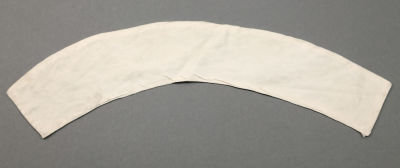 Хлопчатобумажный воротник без декора. СССР, середина 20 века. 
Текстиль, ткань 100% 