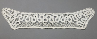 Вологодское кружево. Кружевной воротник. СССР, вторая половина 20 века. 
Машинная вязка. 