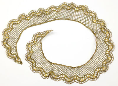 Воротничок для женского платья. Российская империя, вторая половина 19 века. 
Нить 100% 