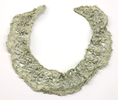 Воротник. Тонкое коклюшечное плетение. Российская империя, 1900 гг. 
Хлопчатобумажная нить 