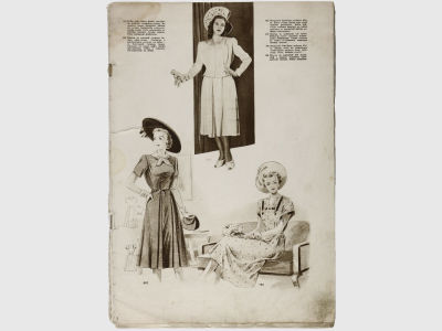 Альбом моделей мужского, женского и детского платья и головных уборов Московского Центрального 