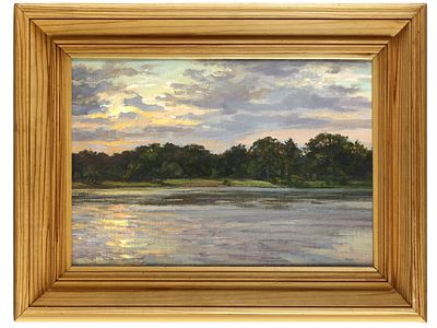 [Семья пострадавших от репрессий, Архив Музея истории ГУЛАГа] Бернакевич И.А. Картина &laquo;Вечер. 